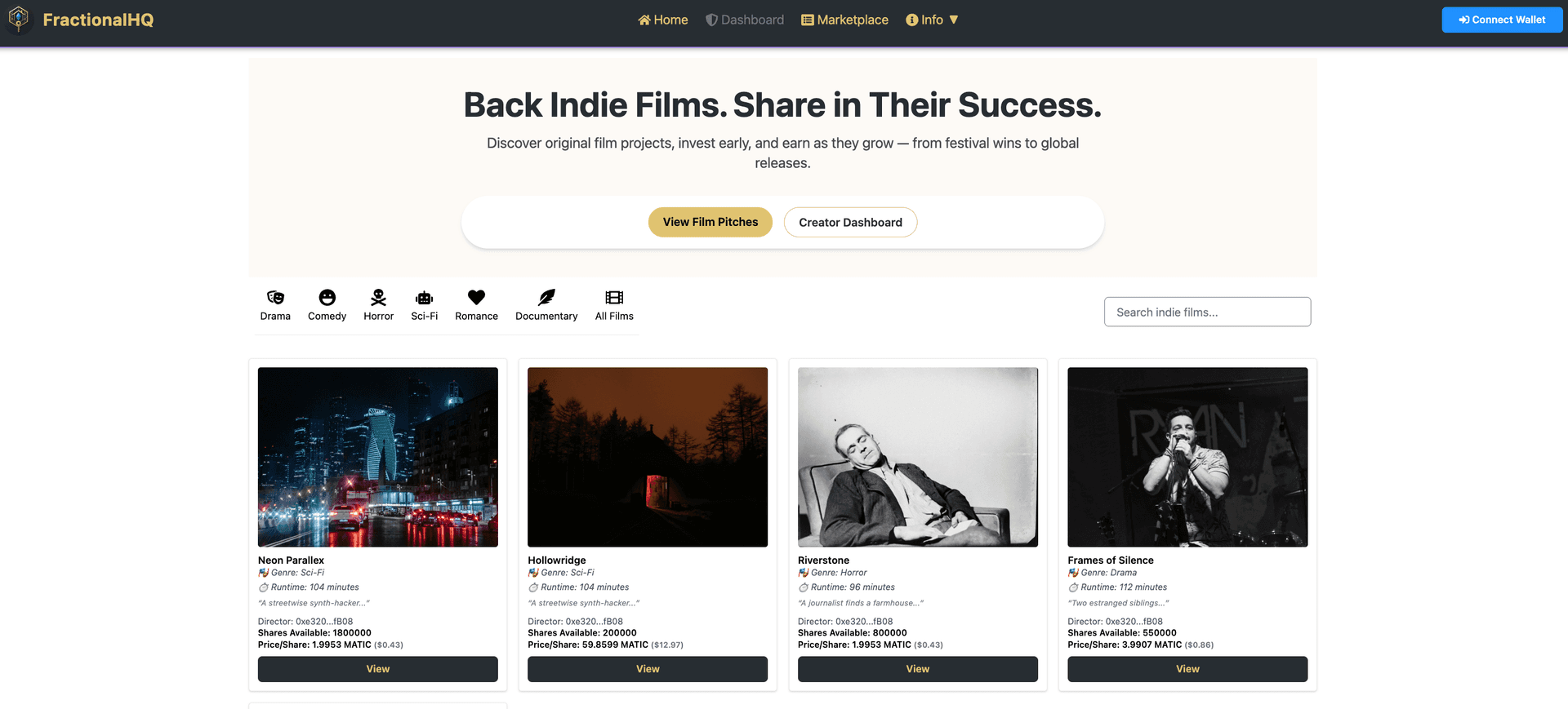 Homepage – where it all begins